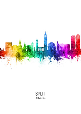 Split Croatia Skyline