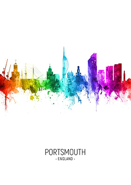 Portsmouth England Skyline