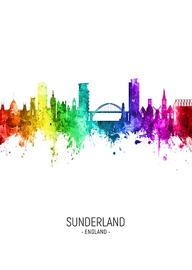 Sunderland England Skyline