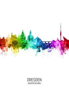 Dresden Germany Skyline