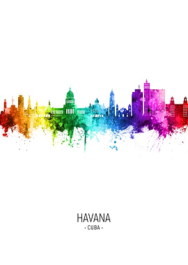 Havana Cuba Skyline