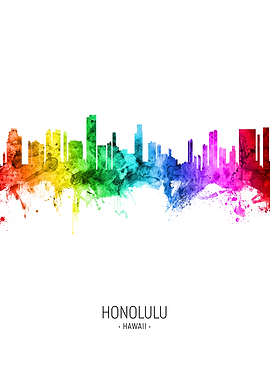 Honolulu Hawaii Skyline