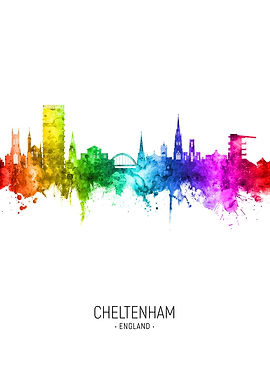 Cheltenham England Skyline