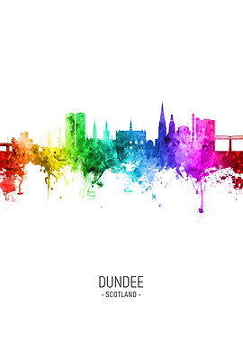 Dundee Scotland Skyline