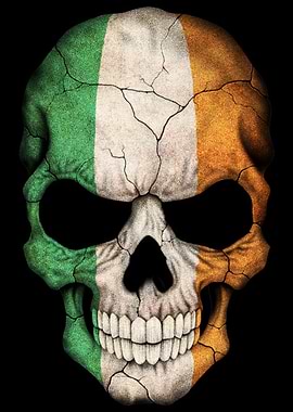 Irish Flag Skull