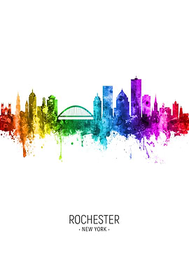 Rochester New York Skyline
