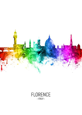Florence Italy Skyline