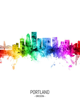 Portland Oregon Skyline
