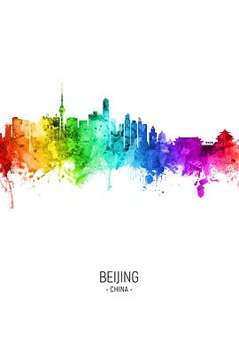 Beijing China Skyline
