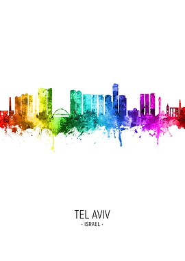 Tel Aviv Israel Skyline