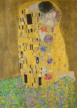 Gustav Klimt The Kiss HQ