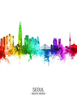 Seoul South Korea Skyline