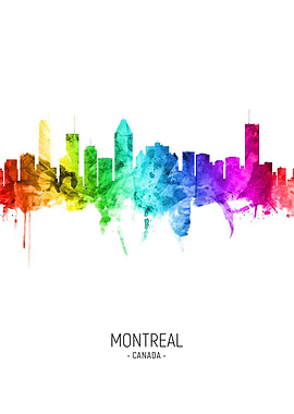 Montreal Canada Skyline