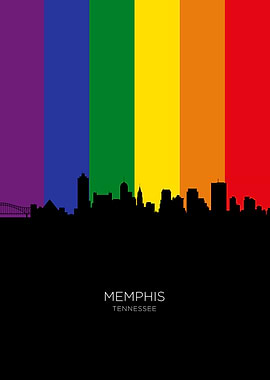 Memphis Tennessee Skyline