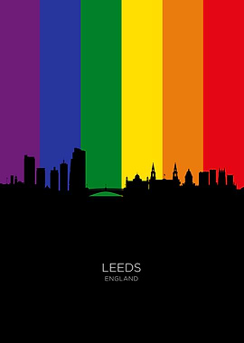 Leeds England Skyline