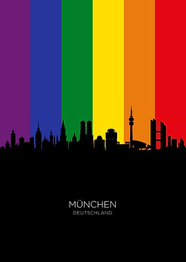 Munich Deutschland Skyline