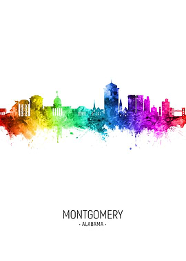 Montgomery Alabama Skyline