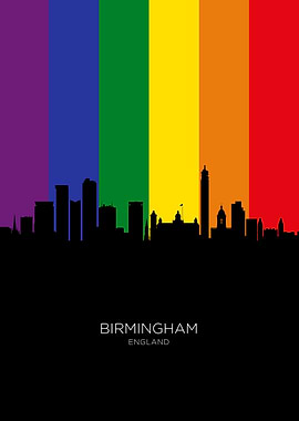 Birmingham England Skyline