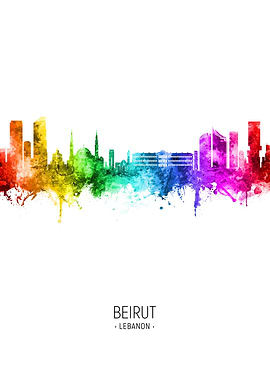 Beirut Lebanon Skyline