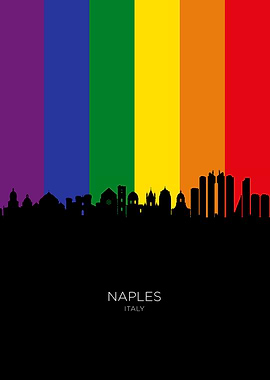 Naples Italy Skyline