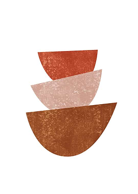 Abstract Terracotta Bowl 2