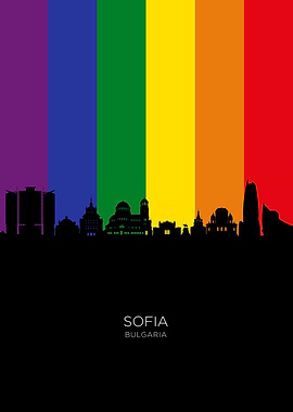 Sofia Bulgaria Skyline