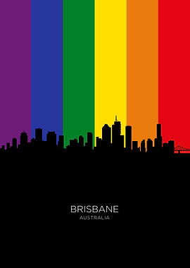 Brisbane Australia Skyline