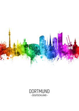 Dortmund Germany Skyline