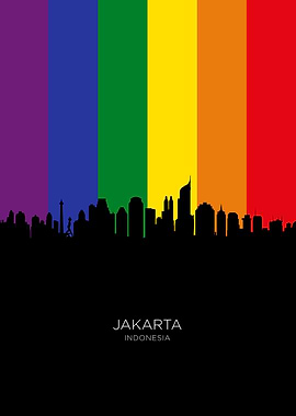 Jakarta Indonesia Skyline