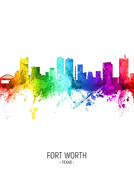 Fort Worth Texas Skyline