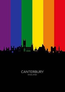 Canterbury England Skyline