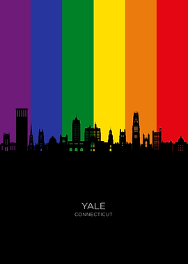 Yale Connecticut Skyline
