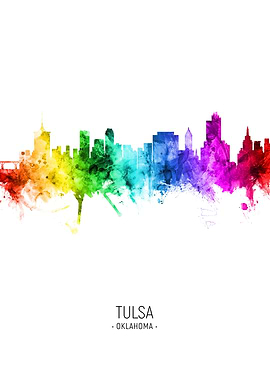 Tulsa Oklahoma Skyline