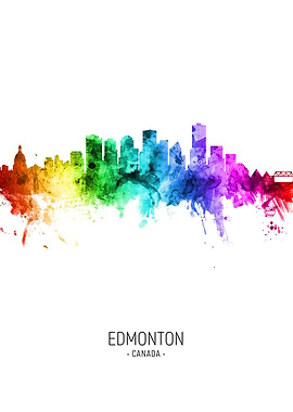 Edmonton Canada Skyline