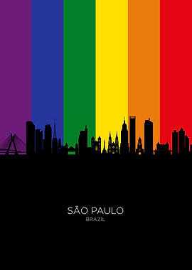 Sao Paulo Brazil Skyline