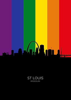 St Louis Missouri Skyline