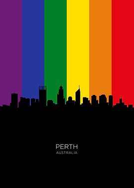 Perth Australia Skyline