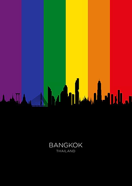 Bangkok Thailand Skyline