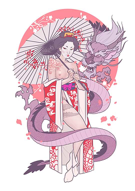 The Gueisha and The Dragon