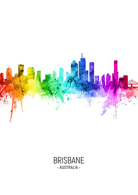 Brisbane Australia Skyline