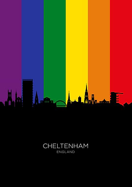 Cheltenham England Skyline