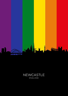Newcastle England Skyline