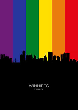 Winnipeg Canada Skyline