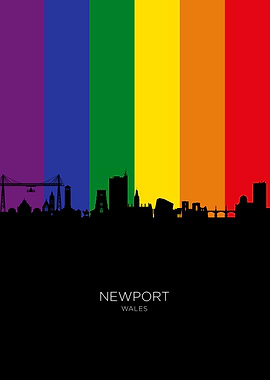 Newport Wales Skyline