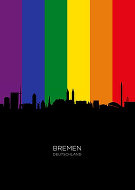 Bremen Deutschland Skyline