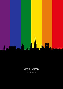 Norwich England Skyline