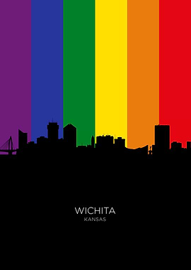 Wichita Kansas Skyline