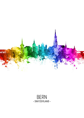 Bern Switzerland Skyline