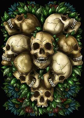 Skulls Schaedel