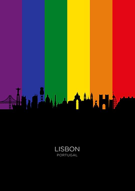 Lisbon Portugal Skyline